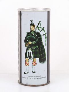 1969 Piper Export Ale "Piper of the Gordon Highlanders" 16oz One Pint Tab Top Can Glasgow, Glasgow City