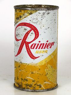 1977 Rainier Jubilee Beer 12oz Flat Top Can Spokane, Washington