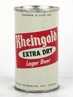 1950 Rheingold Lager Beer 12oz Flat Top Can 123-07 Orange, New Jersey