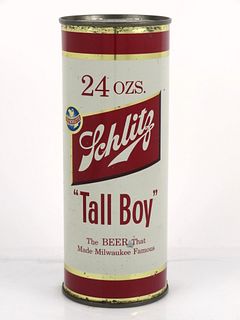 1956 Schlitz Beer "Tall Boy" 24oz Can 237-07 Milwaukee, Wisconsin