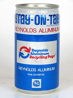 1975 Stay-On-Tab (Test) 12oz Tab Top Can No Ref. Richmond, Virginia