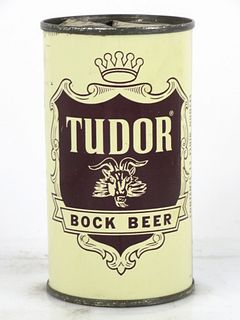 1959 Tudor Bock Beer 12oz Flat Top Can 141-06 Trenton, New Jersey
