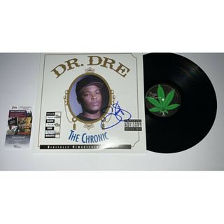 Snoop dogg Hand Signed Autograph The Chronic Vinyl Record Album LP (JSA COA)