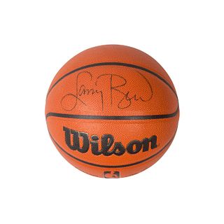 Larry Bird Signed Wilson Basketball (Beckett COA)