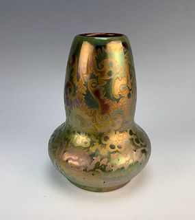Weller Sicard Double Gourd Vase