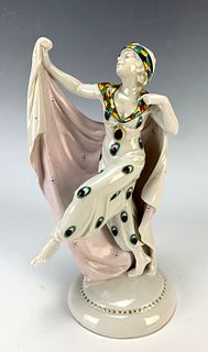 Katzhutte Porcelain Art Deco Dancer