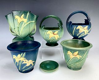 Group of 5 Roseville "Zephyr Lily" Pottery
