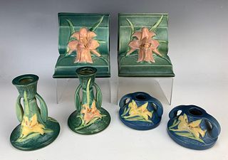 Group of 6 Roseville "Zephyr Lily" Pottery