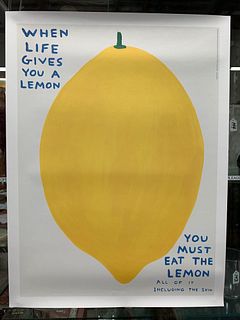 David Shrigley "When Life Gives You a Lemon"