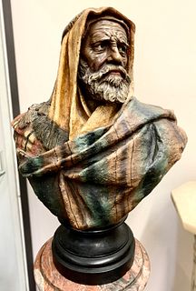 Large Terracotta Bust of Bedouin