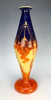 Le Verre Francais Cameo Art Glass Vase