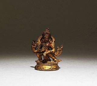A 15th C Bronze Nepal Goddess Statue