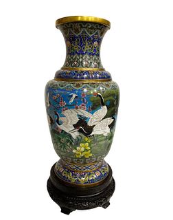 An Old Massive Cloisonne Vase