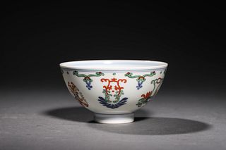 Qing QianLong: A Doucai Porcelain Bowl