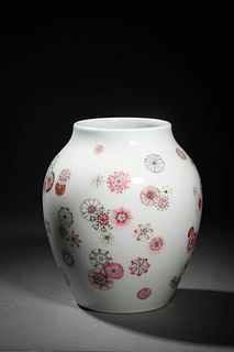 Qing YongZheng: A Fencai Porcelain Jar