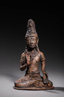 10th Century: A Bronze  Dali Buddha Statue