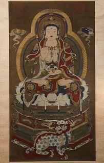 Ming Dynasty: Shakyamuni' Buddha Painting