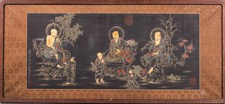 Qing QianLong: A Framed Painting