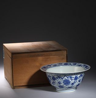 Qing KangXi: A Blue & White Bowl