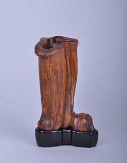 Qing: A Carved Agarwood Ornament