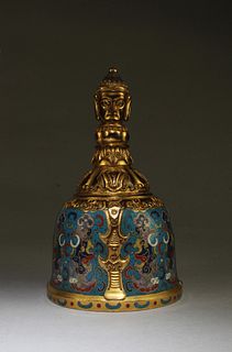 Ming, Cloisonne Buddhist Ritual instrument