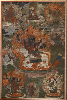 Ming Dynasty: A Framed Thangka