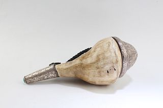 A Rare Silver Line Left Hand Conch Shell
