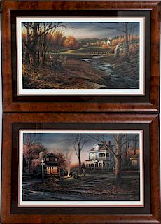TERRY REDLIN LITHOGRAPHS, TWO