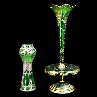 Epergne and Vase