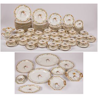 Theodore Haviland Limoges Porcelain Dinner Service in the Arcadia Patter