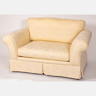 Contemporary Upholstered Settee