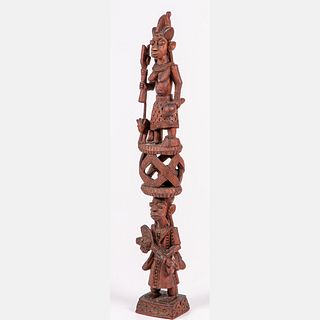 Yourba Tribe Carved Statue