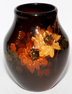 OWENS 'LOTUS' POTTERY VASE EARLY 20TH C.