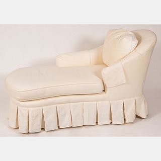 Contemporary Upholstered Chaise Lounge