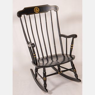 University of Akron Hitchcock Rocking Chair,