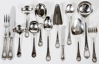 CHRISTOFLE FRENCH 'MARLY' SILVERPLATE SERVING