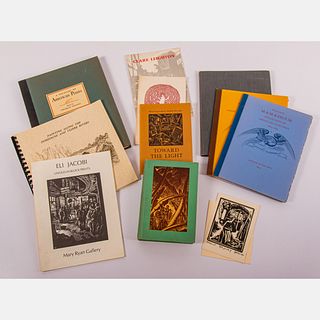 Books and Catalogues Pertaining to Woodcuts, Linoleum Block Prints and Engravings