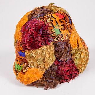 Vintage Pheasant Feather Hat