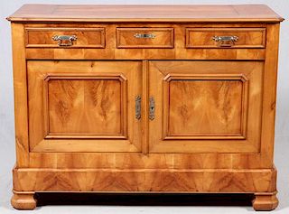 FRENCH LOUIS PHILIPPE CARVED FRUITWOOD BUFFET