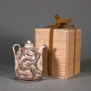 A deer patterned Jizhou kiln porcelain ewer