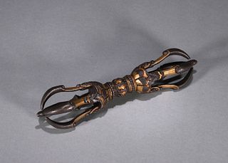 An iron with gold vajra