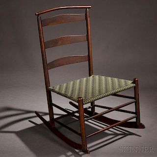 Shaker Production Armless Rocking Chair
