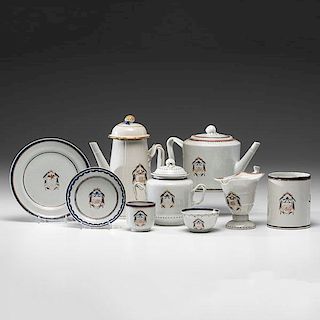 Chinese Export Armorial Porcelain for the American Market 
