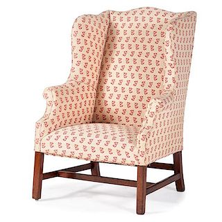 Chippendale Mahogany Easy Chair 