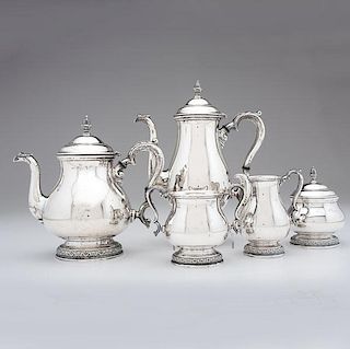 International Silver Co. Sterling Coffee and Tea Service, Prelude Pattern 