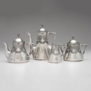 Russian Silver Tea and Coffee Service 