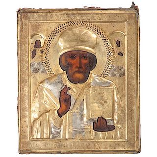 Russian Icon of St. Nicholas of Myra 
