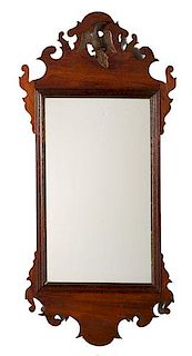 Chippendale Mirror with Eagle Crest 