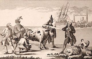 American Satirical Engraving Regarding England's Declining Stance During the Revolutionary War  