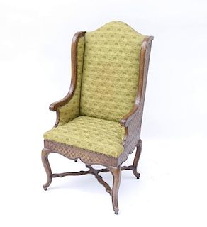 Provencial Wing Chair by Yale Burge